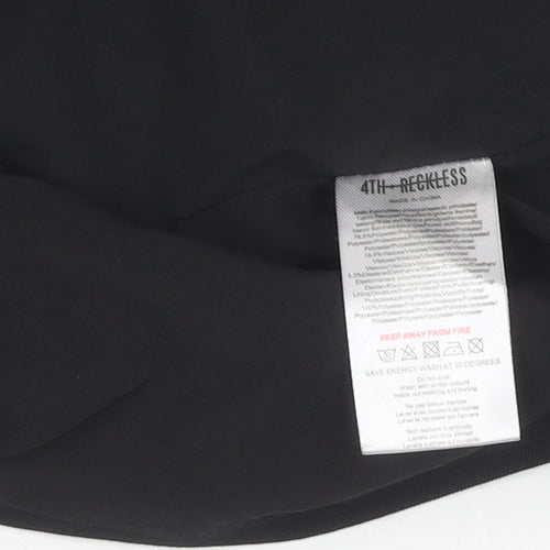 4th + Reckless Women's Black Blazer Jacket, Size S, Modern Style