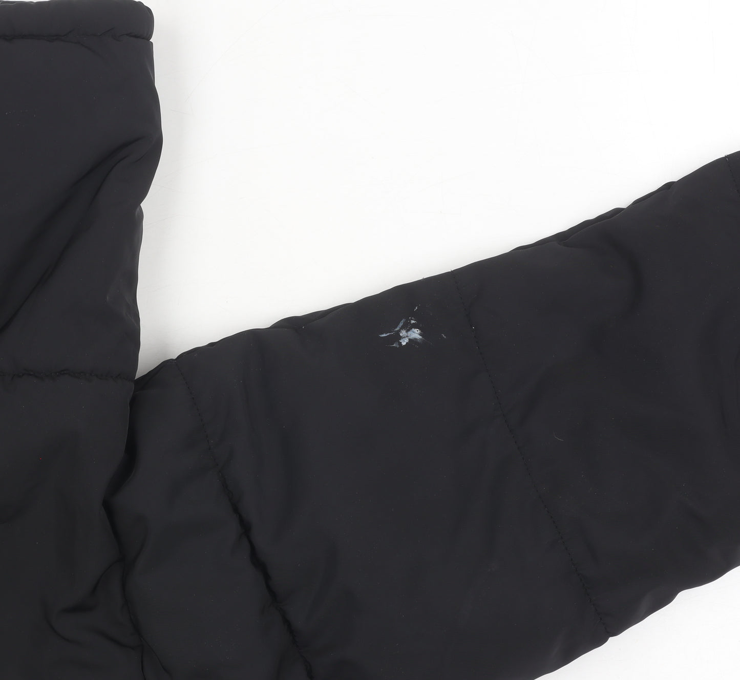 H&M Women's XS Black Puffer Jacket Cropped Winter