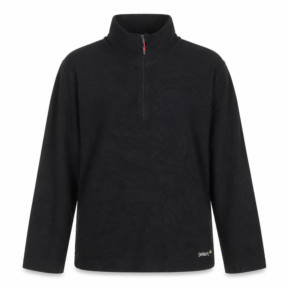Front view of Gelert Women's Black Zip Sweatshirt, size 14