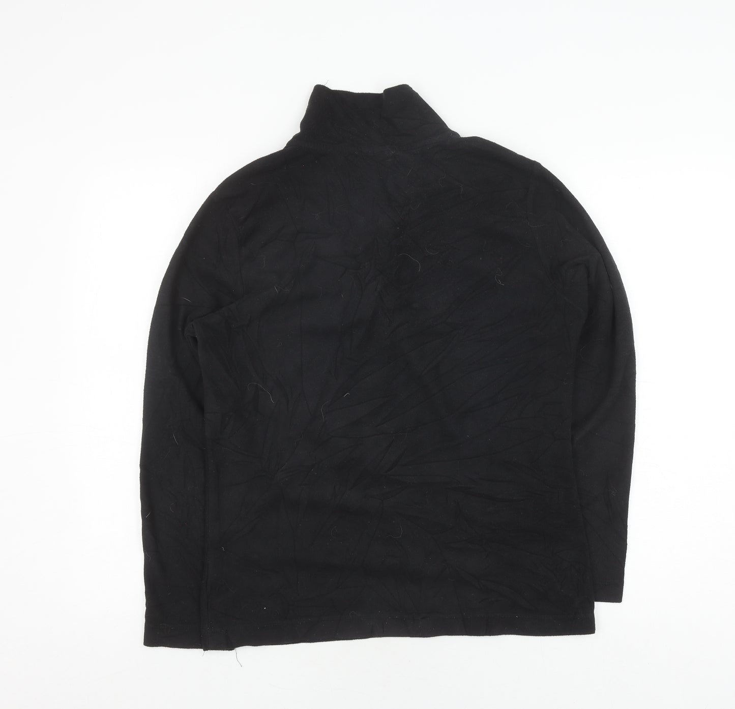 Gelert Women's Black Zip Sweatshirt Size 14