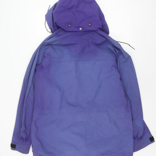 Mountain Equipment Co-op Purple Unisex Rain Jacket L