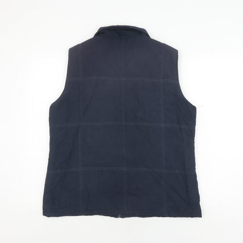 Tayberry Women's Blue Puffer Waistcoat L