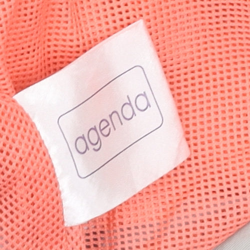 Agenda Women's Grey Hooded Anorak Jacket Size 16