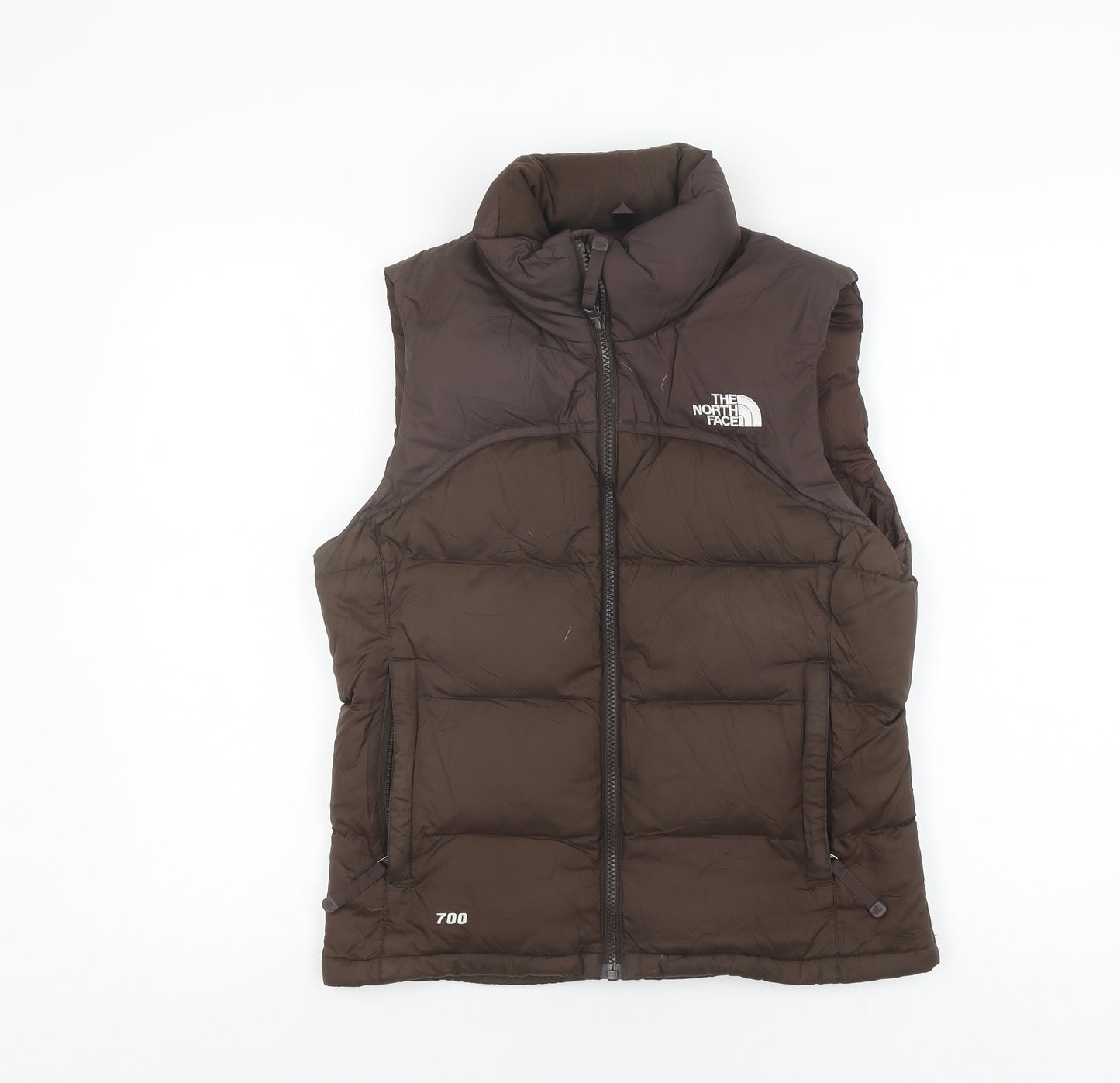 The North Face Women's Brown Puffer Waistcoat XS