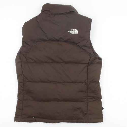 The North Face Women's Brown Puffer Waistcoat XS