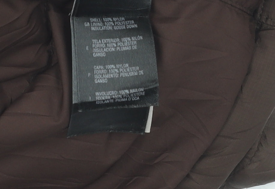 The North Face Women's Brown Puffer Waistcoat XS