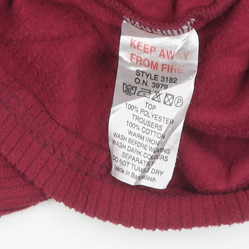 Champion Unisex Red Pullover Sweatshirt M V-Neck Casual
