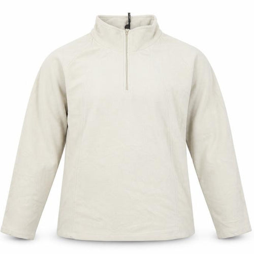 Gelert Women's Beige Fleece 1/2 Zip Sweatshirt Size M