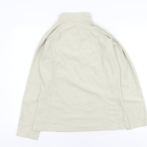Gelert Women's Beige Fleece 1/2 Zip Sweatshirt Size M