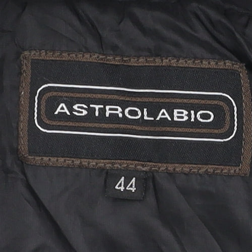 Astrolabio Unisex Black Quilted Jacket UK 16