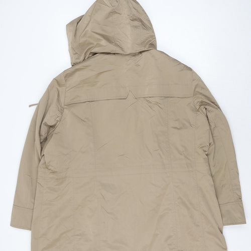 Marks and Spencer Women Beige Rain Coat Size 24