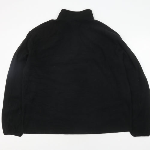 Atlas For Men Black 2XL Men's 1/4 Zip Sweatshirt