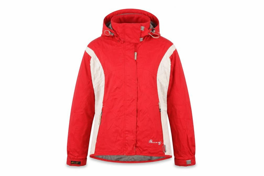 Front view of Cold As Ice Women's Red XL Casual Jacket