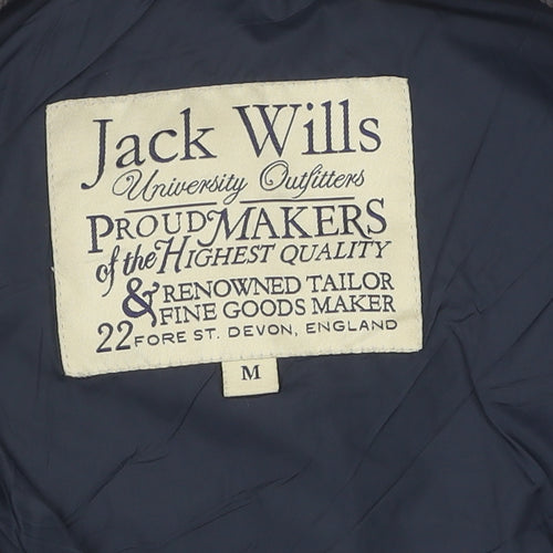 Jack Wills Men's Blue Quilted Jacket, M, Casual