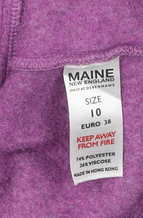 Debenhams Women's Purple Jacket Size 10 - Casual & Comfy