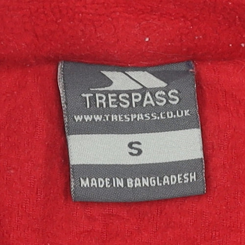 Trespass Women's Red Fleece Jacket Size S with Logo