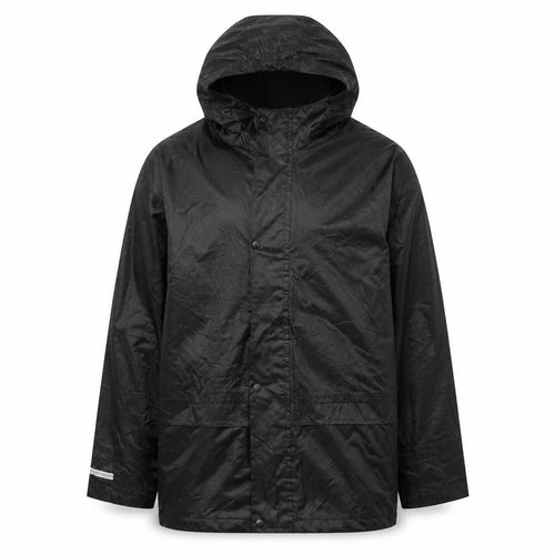 the Rainsuit Shop Boys Black Waterproof Rain Coat 11-12