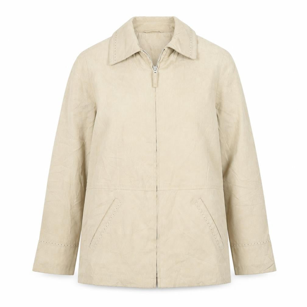 Debenhams Women's Beige Zip Jacket, Size 10, Casual Wear