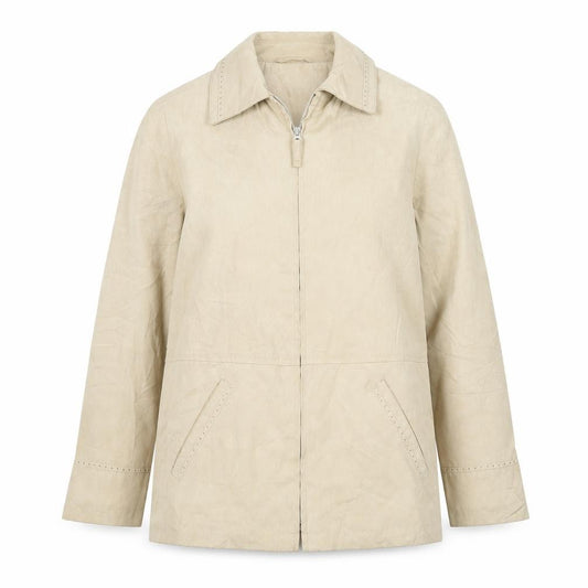 Front view of Debenhams Women's Beige Zip Jacket, size 10, Casual Wear