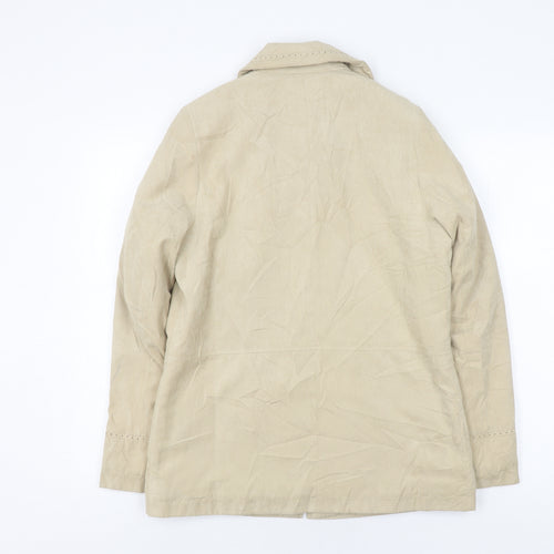 Debenhams Women's Beige Zip Jacket, Size 10, Casual Wear