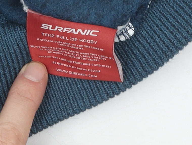 Surfanic Unisex Blue Hoodie Jacket L Casual
