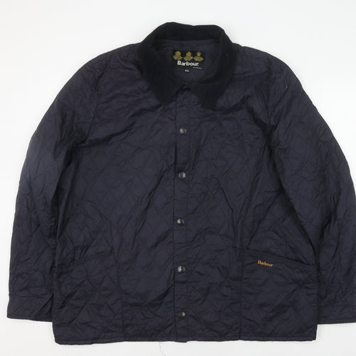 Barbour Men's Black Quilted Jacket 2XL Casual