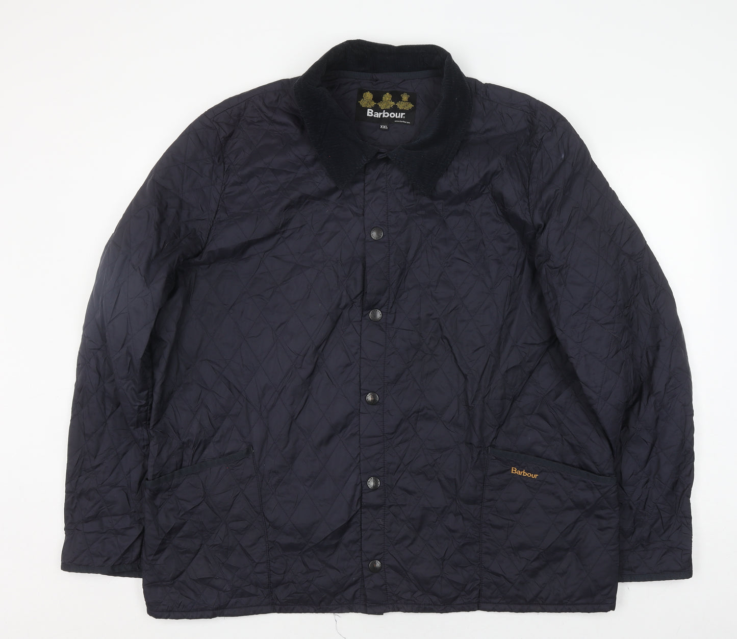 Barbour Men's Black Quilted Jacket 2XL Casual