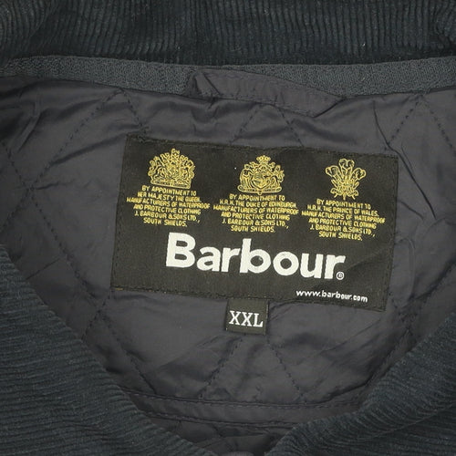 Barbour Men's Black Quilted Jacket 2XL Casual