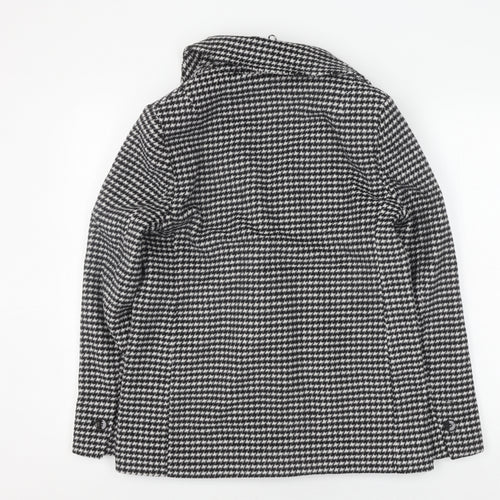 Marks and Spencer Women's Black Pea Coat - Size S Classic