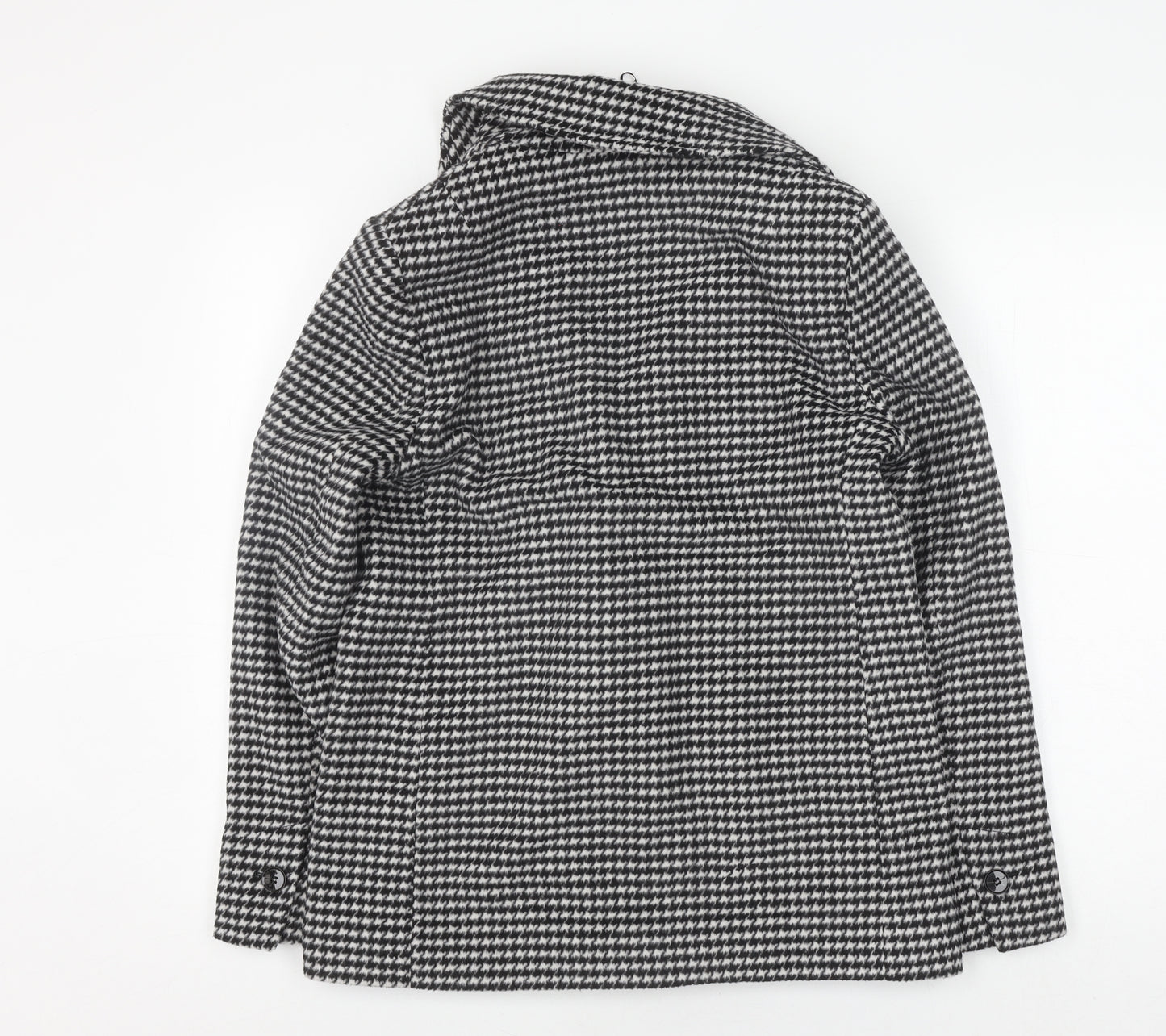 Marks and Spencer Women's Black Pea Coat - Size S Classic