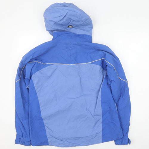 K-Way Unisex Blue Windbreaker Jacket M Outdoor Casual