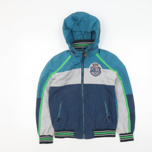 Petrol Industries Boys Blue Bomber Jacket 152