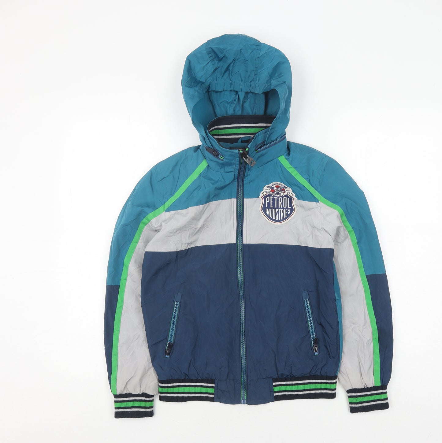 Petrol Industries Boys Blue Bomber Jacket 152