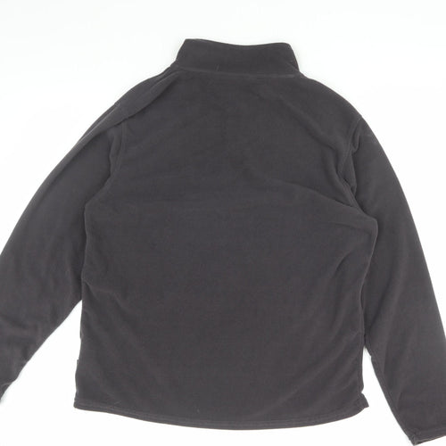 Granite Men's Black Fleece 1/2 Zip Sweatshirt L