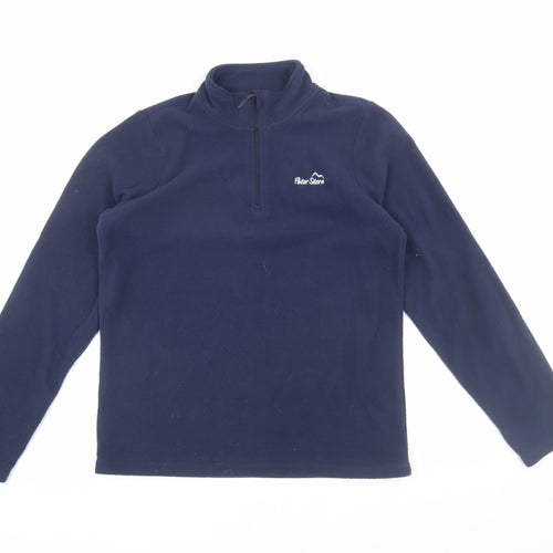 Peter Storm Boys Blue Fleece 1/2 Zip Sweatshirt Age 13