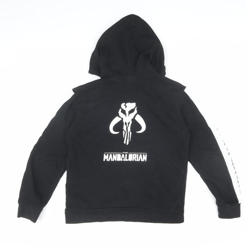 Star Wars Boys Black Mandalorian Pullover Hoodie 13-14 Years