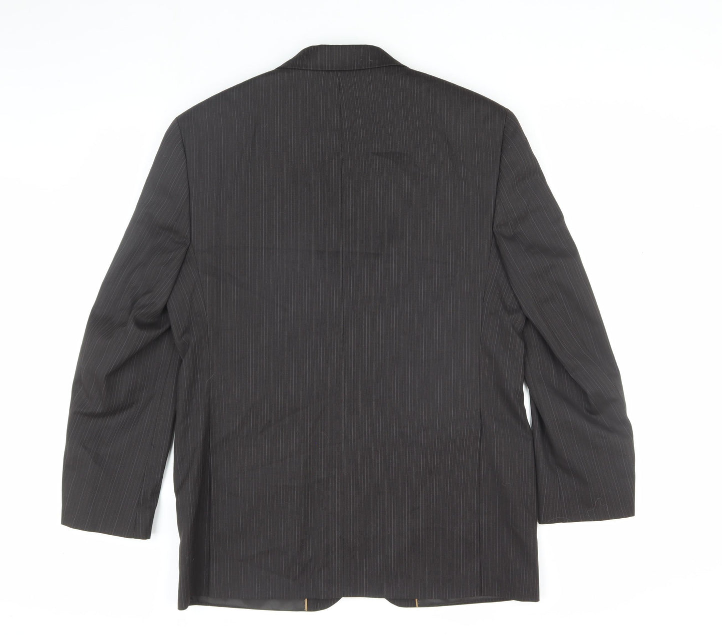 Next Men's Black Striped Suit Jacket 40S
