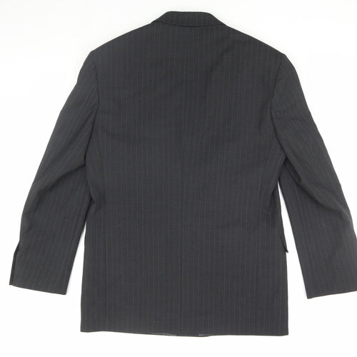 Marks and Spencer Men's Grey Pinstripe Blazer 38R