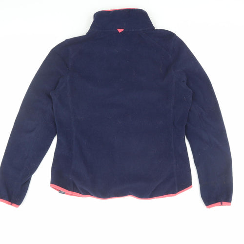 Joules Women's Blue Fleece Zip Jacket Size 12