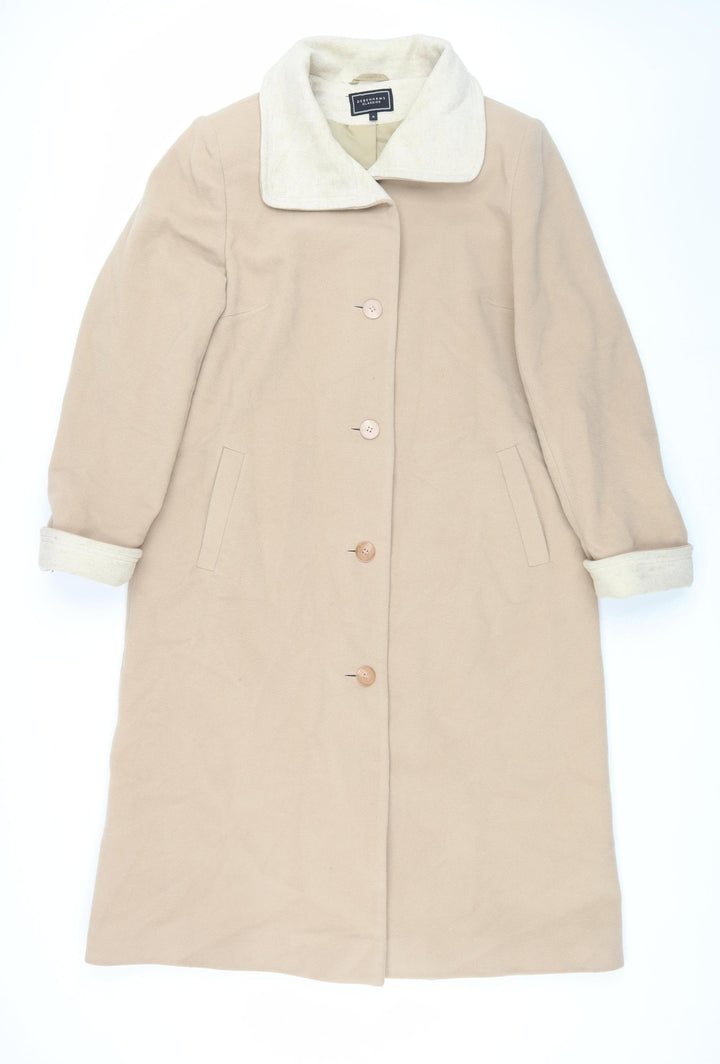 Debenhams Classics Women's Beige Coat Size 16