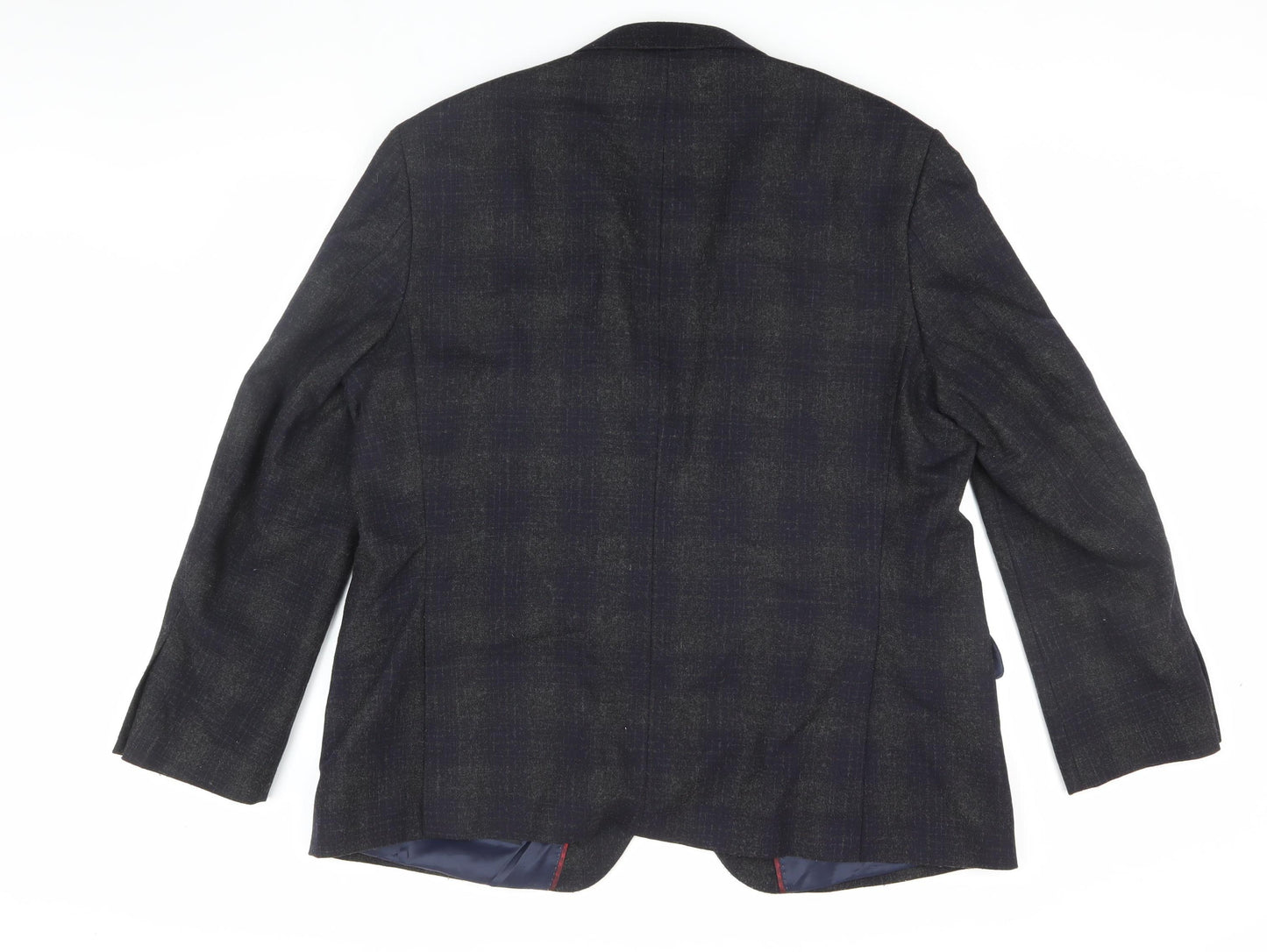 Marks and Spencer Men's Navy Check Blazer, 48R Formal
