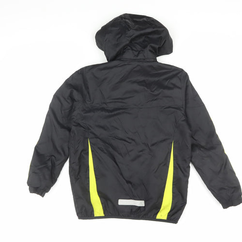 Adidas Boys Black Hooded Jacket 9-10 Years