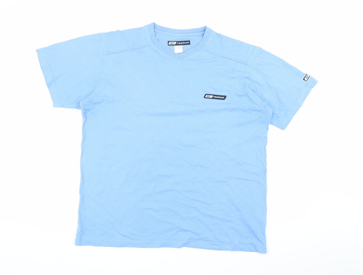 Reebok Men's Blue XL Crew Neck T-Shirt