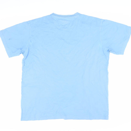 Reebok Men's Blue XL Crew Neck T-Shirt