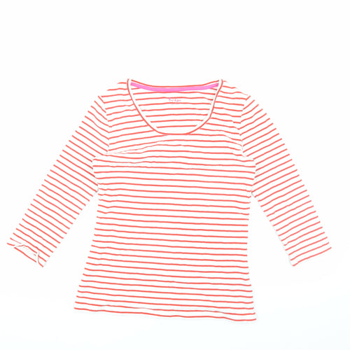 Boden Women's Multicoloured Striped Jersey T-Shirt S
