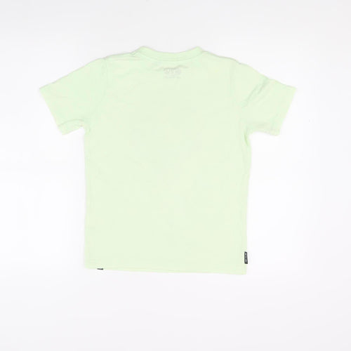 Animal Boys Green Graphic Skull T-Shirt, Size 9-10 Years
