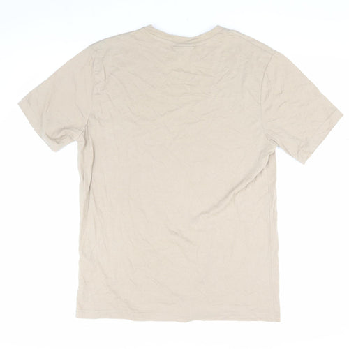 Smith & Jones Men's Beige T-Shirt Size L