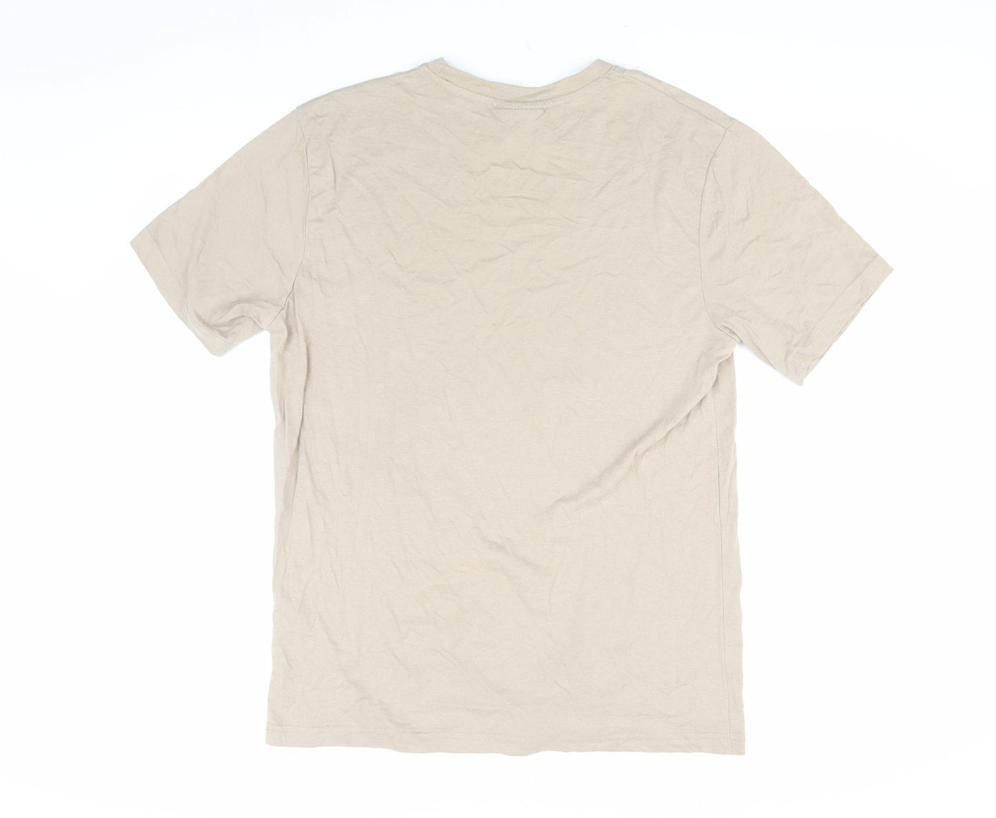 Smith & Jones Men's Beige T-Shirt Size L