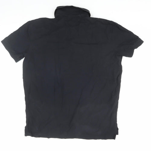 Tommy Hilfiger Men's Black Polo Shirt XL