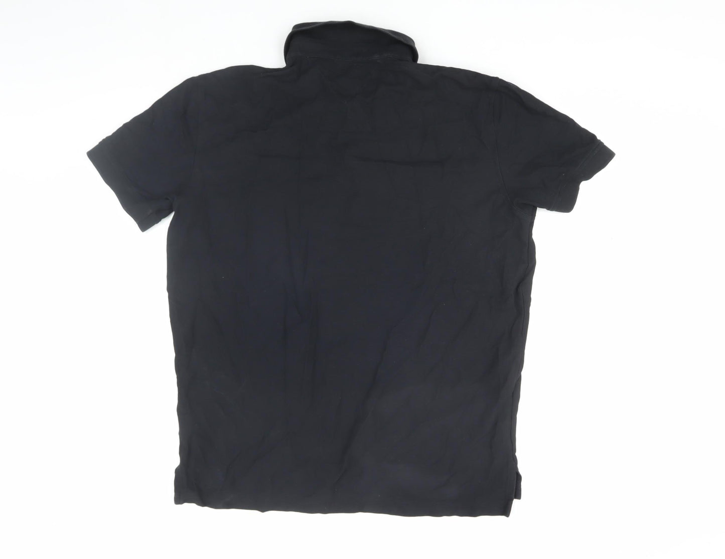 Tommy Hilfiger Men's Black Polo Shirt XL
